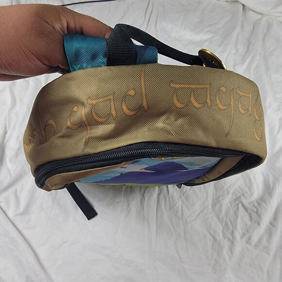 The Hobbit Aeries Con 2023 There and Back Again All Over Print Backpack With Pin - Picture 5 of 9